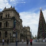 Casino und Weihnachtsbaum